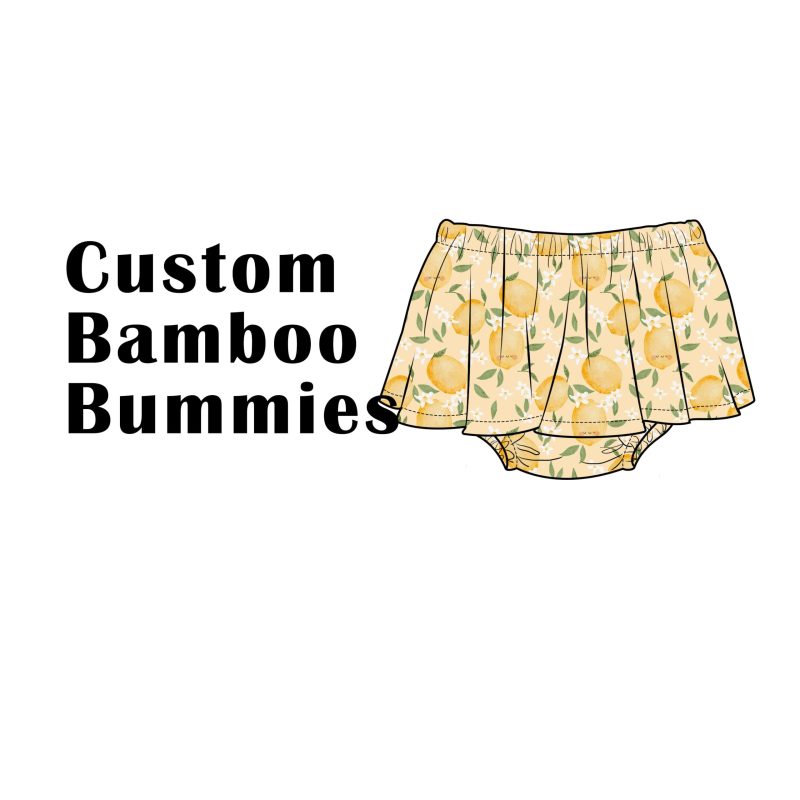 Custom Bamboo Viscose Baby Skirted Bummie