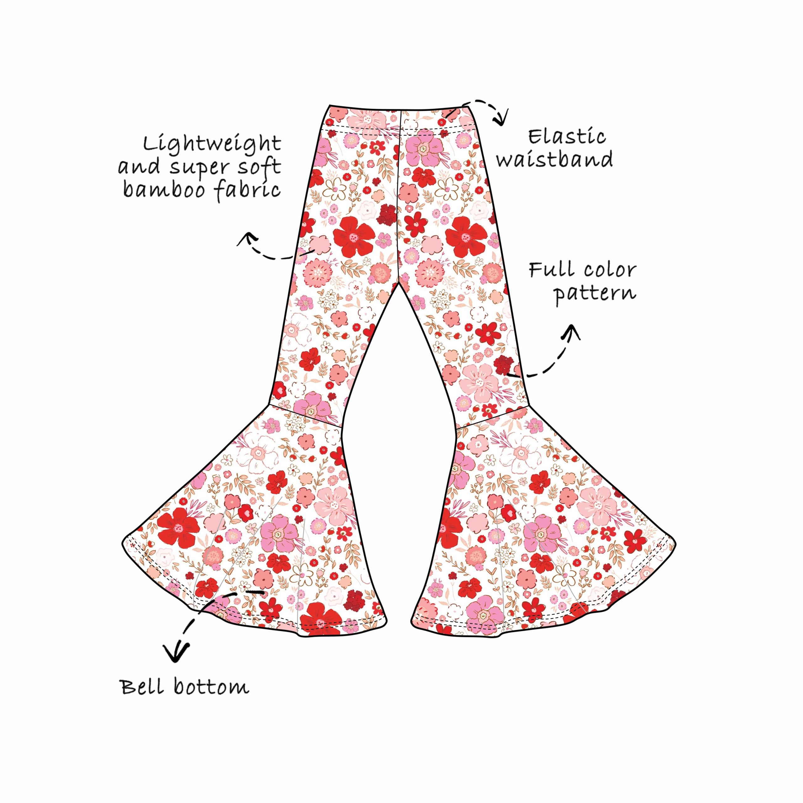 Custom Bamboo Viscose Bell Bottoms - Image 2