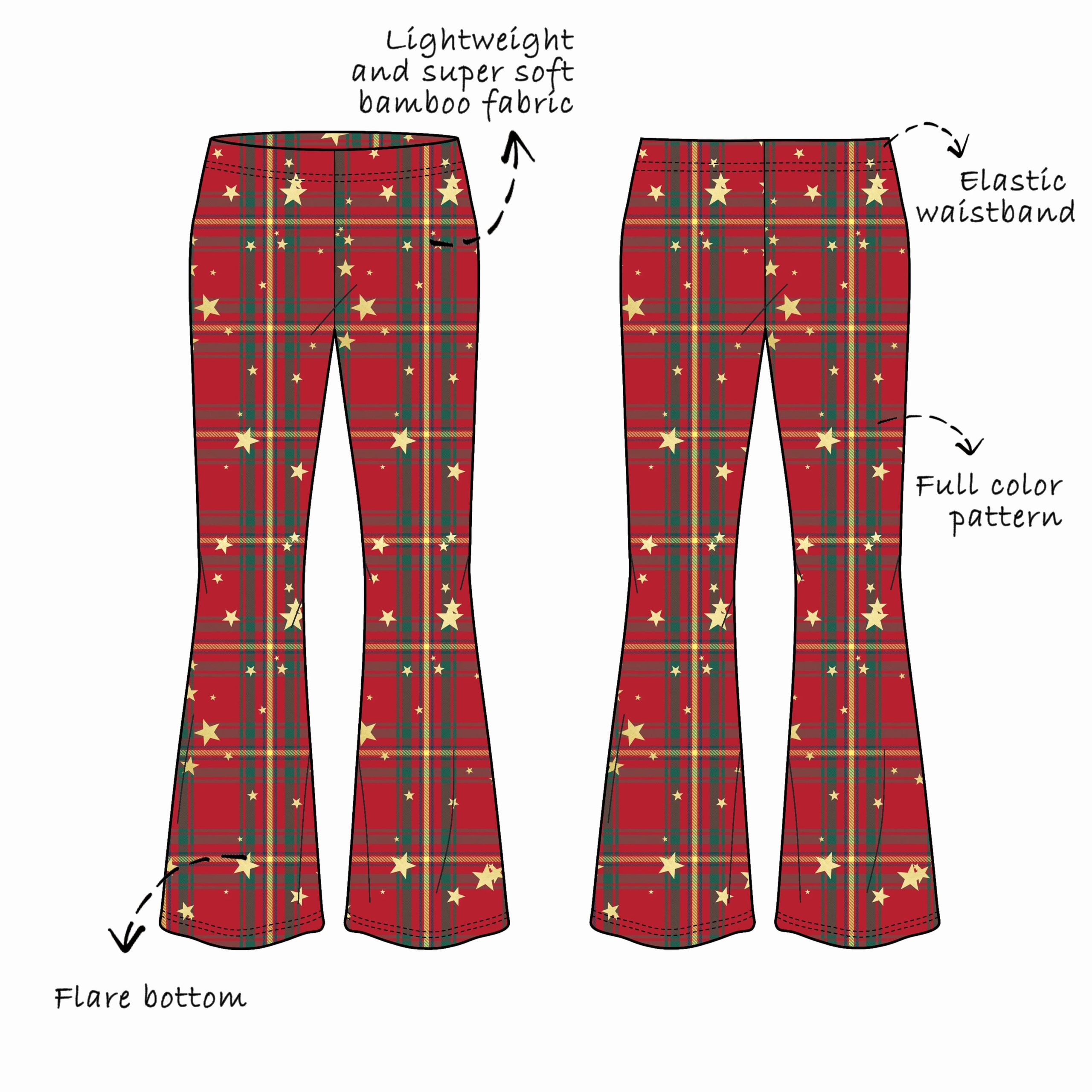 Custom Bamboo Viscose Flare Bottoms - Image 2