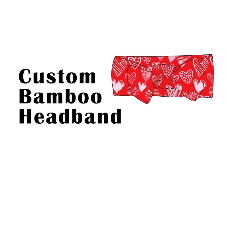 Custom Bamboo Viscose Infant Headbands