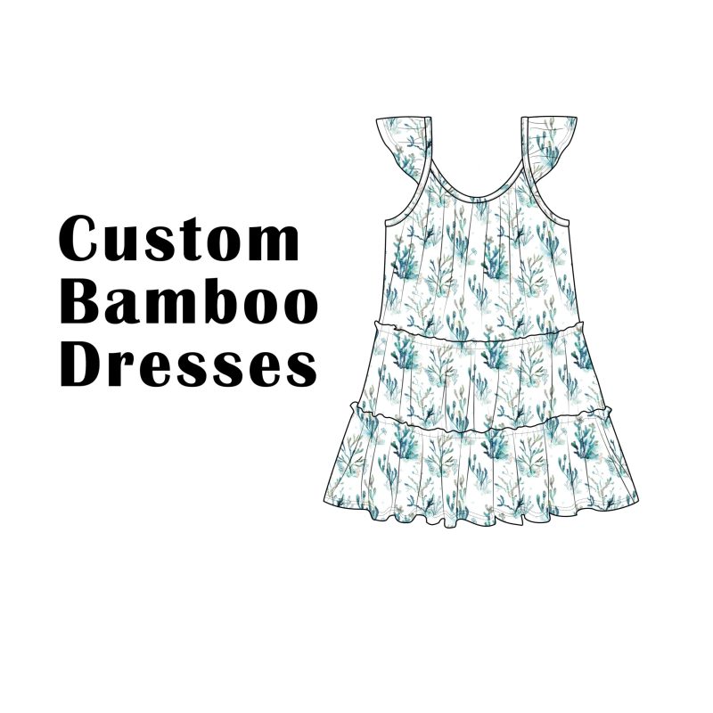 Custom Bamboo Viscose Tiered dresses