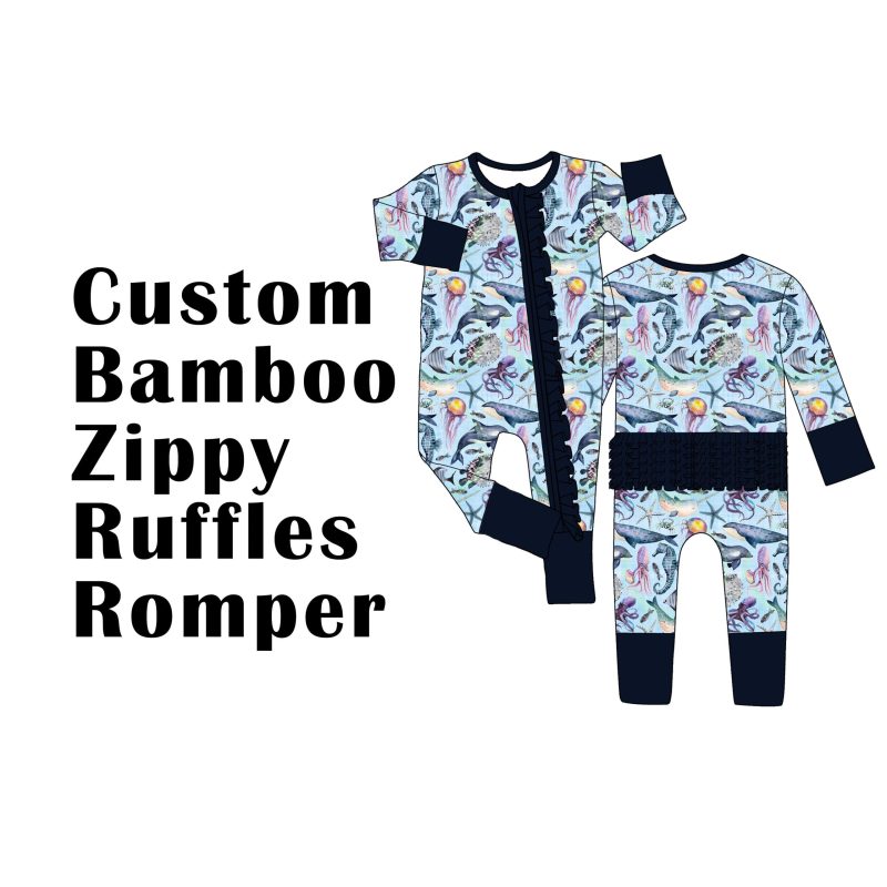 Blank Bamboo Baby Clothes For Printing Bulk Wholesale