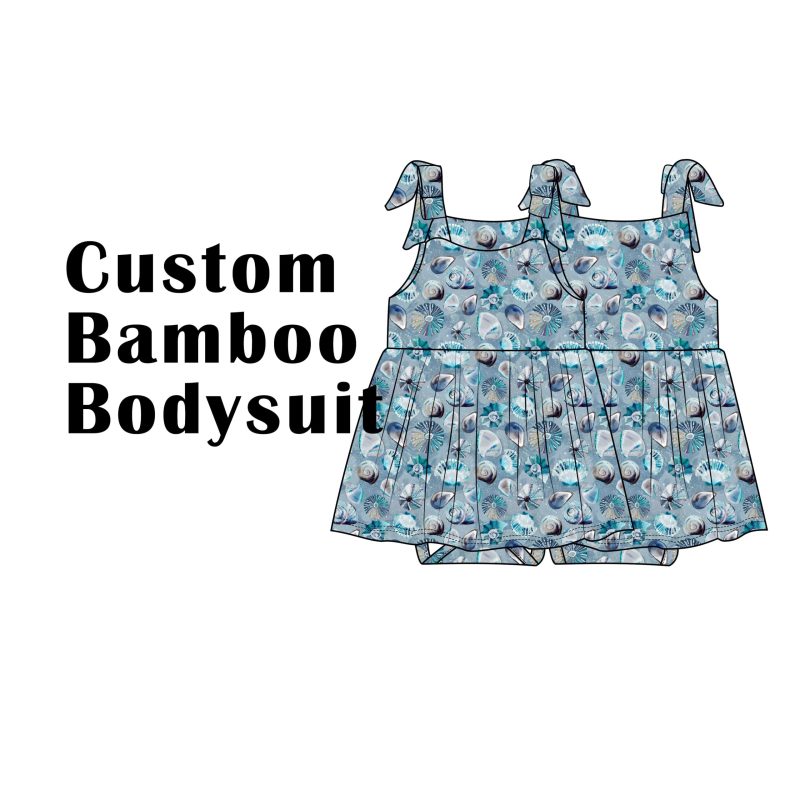 Bamboo Baby Pajamas Manufacturer Custom Print Infant Wear